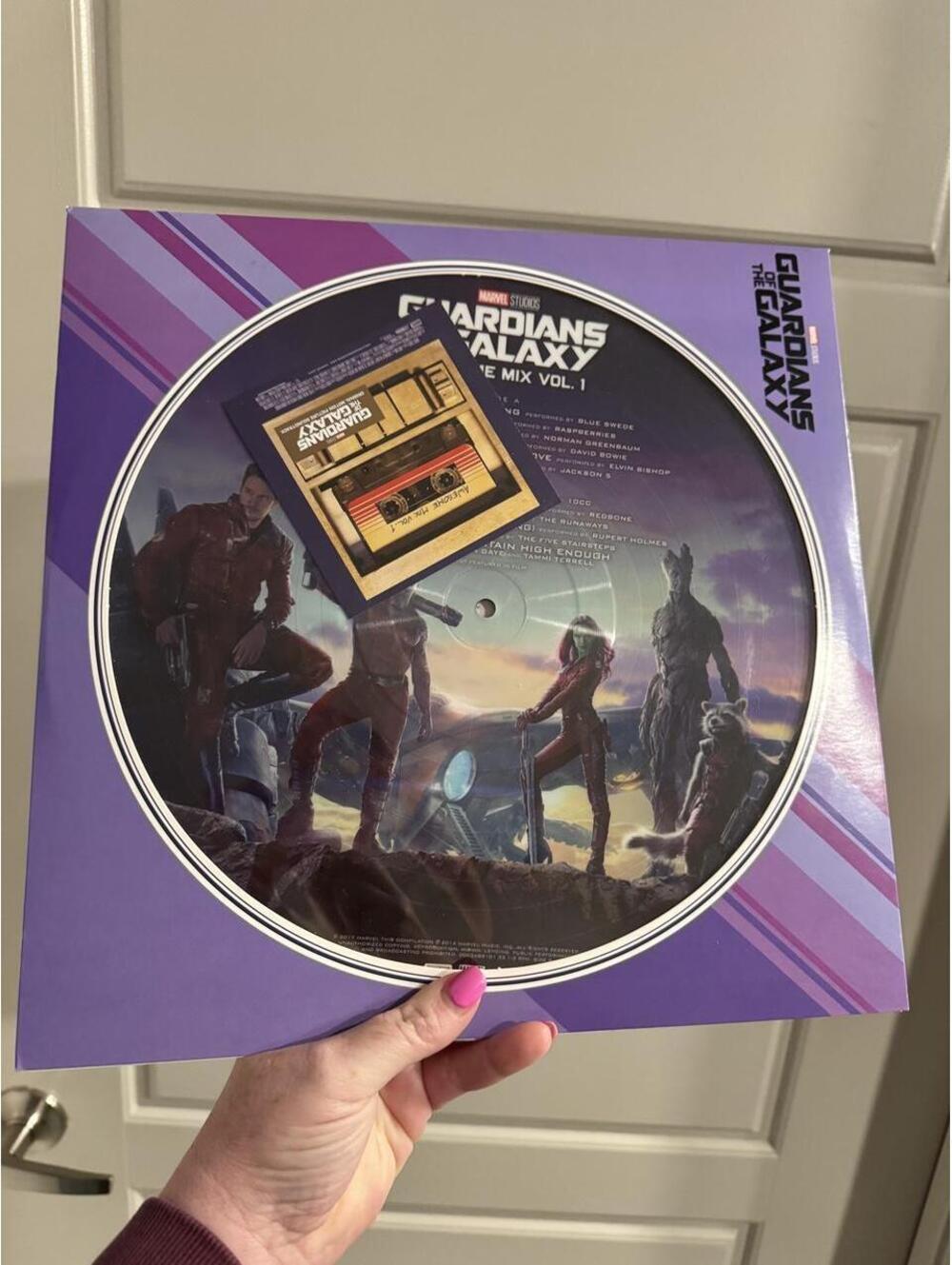 Guardians of the Galaxy Awesome Mix Vol. 1 Picture Disc Vinyl LP 2017 Marvel